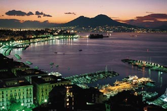 La città di Napoli dove la mia famiglia in tensione