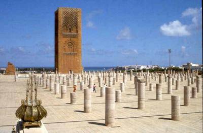 Le tombeau de Mohamed V dans Rabat